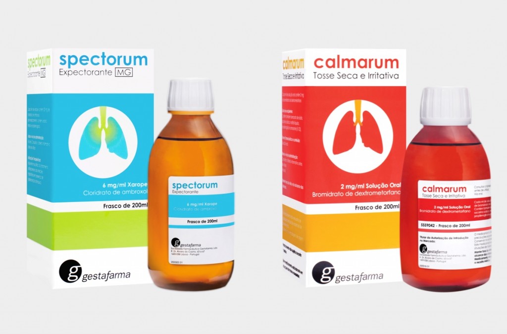 Fotografias Xaropes conjunto frascos